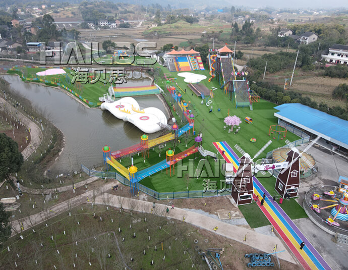 重慶夢幻島蹦床橋